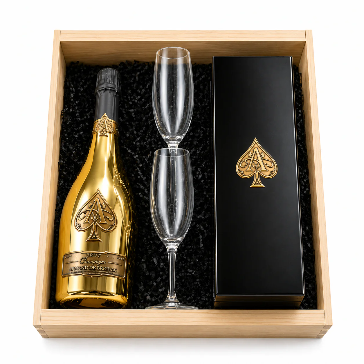 Armand de Brignac Ace of Spades Gold Champagne Gift Set 750ml