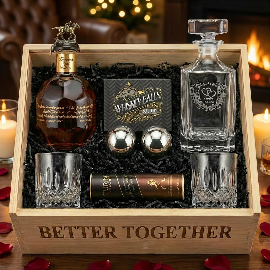 Blanton's Gold U.S. Release – Bourbon Date Night "Better Together" Gift Crate - Image 2