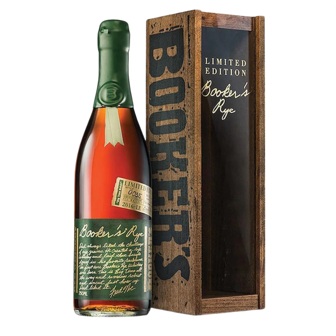 Booker’s Rye Limited Edition Kentucky Straight Rye Whiskey 750ml