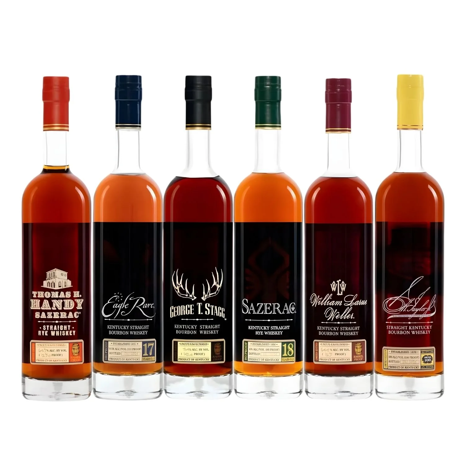 Buffalo Trace Antique Collection 2025 – Complete 6-Bottle Set (750ml Each)