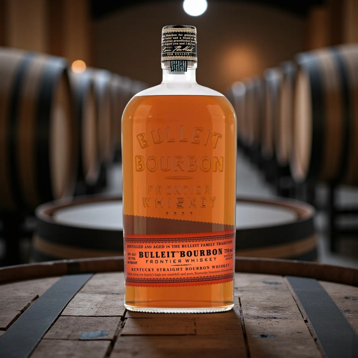 Bulleit Bourbon Frontier Whiskey – 750ml - Image 2