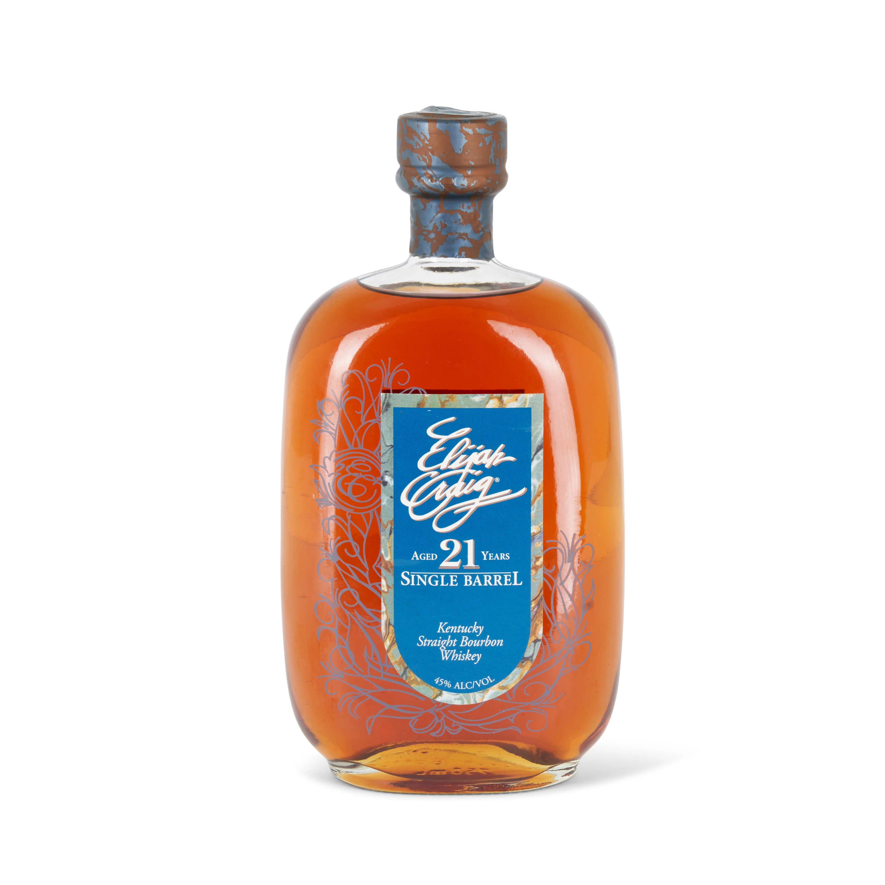 Elijah Craig 21 Year Single Barrel Straight Bourbon Whiskey 750ml