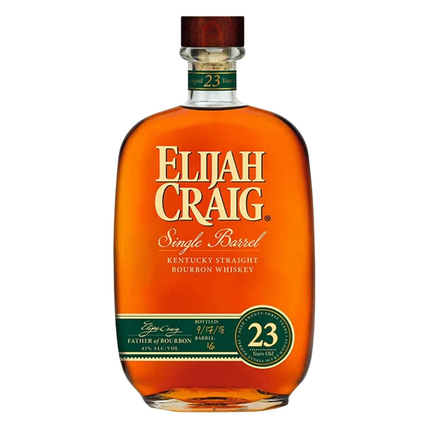 Elijah Craig 23 Year Single Barrel Straight Bourbon Whiskey – 750ml