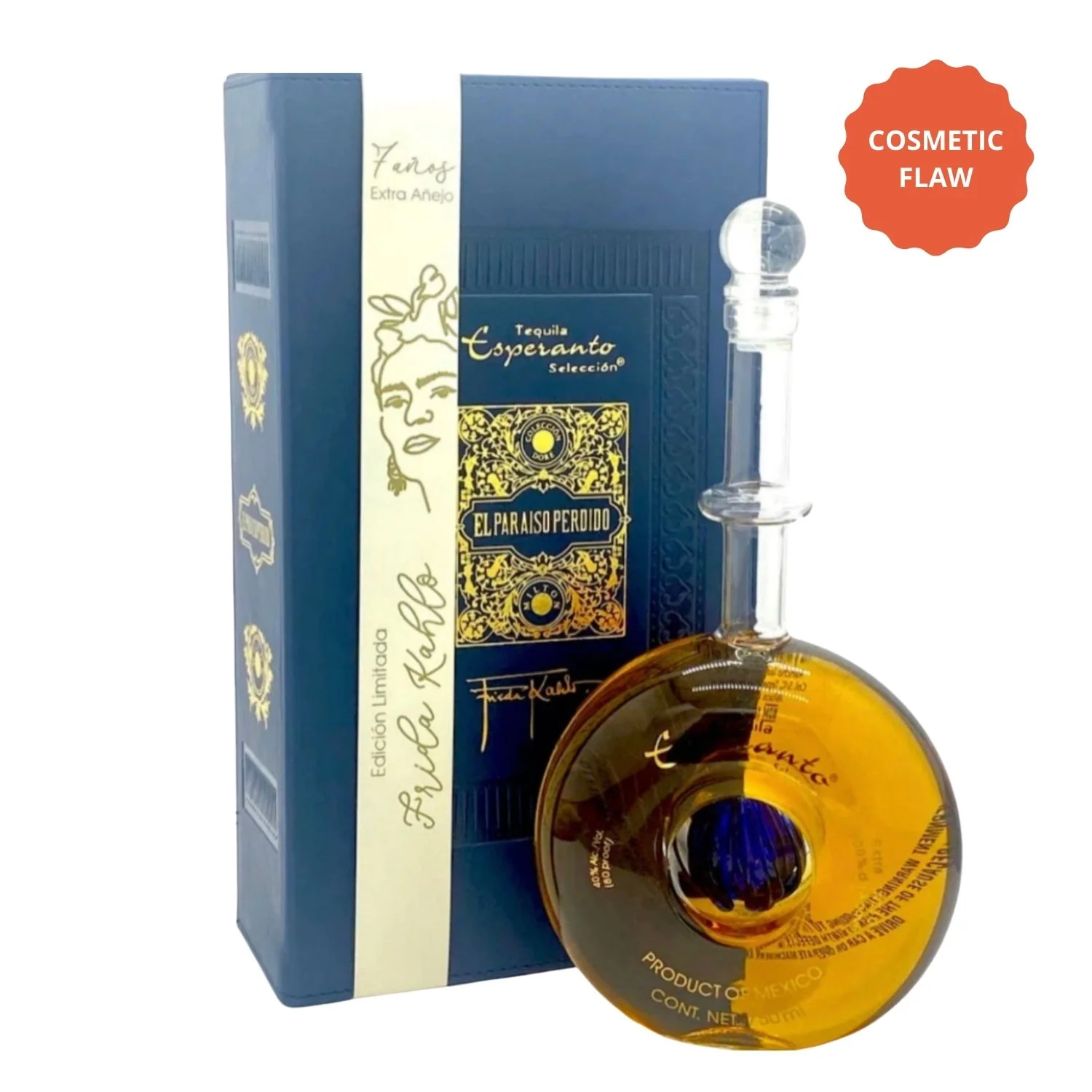 Esperanto Extra Añejo Tequila Frida Kahlo Edition (7 Years) – Cosmetic Flaw Bottle Deal (750ml)