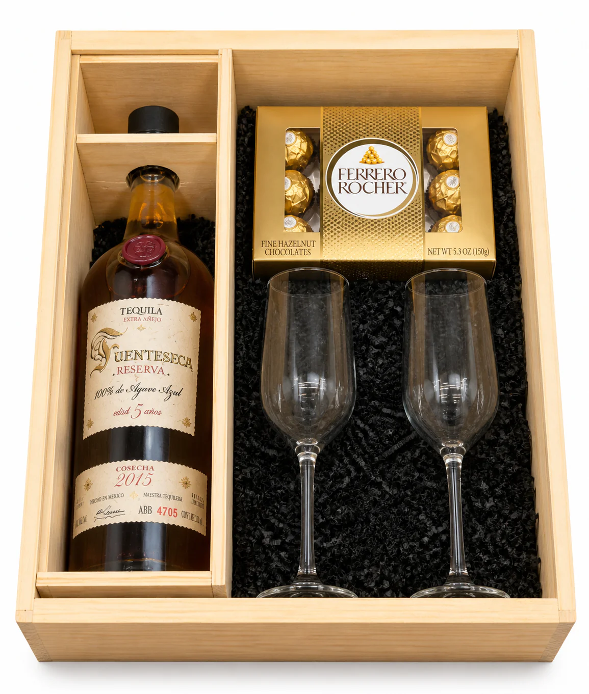 Fuenteseca Reserva 5 Year Extra Añejo Tequila Gift Set 750ml