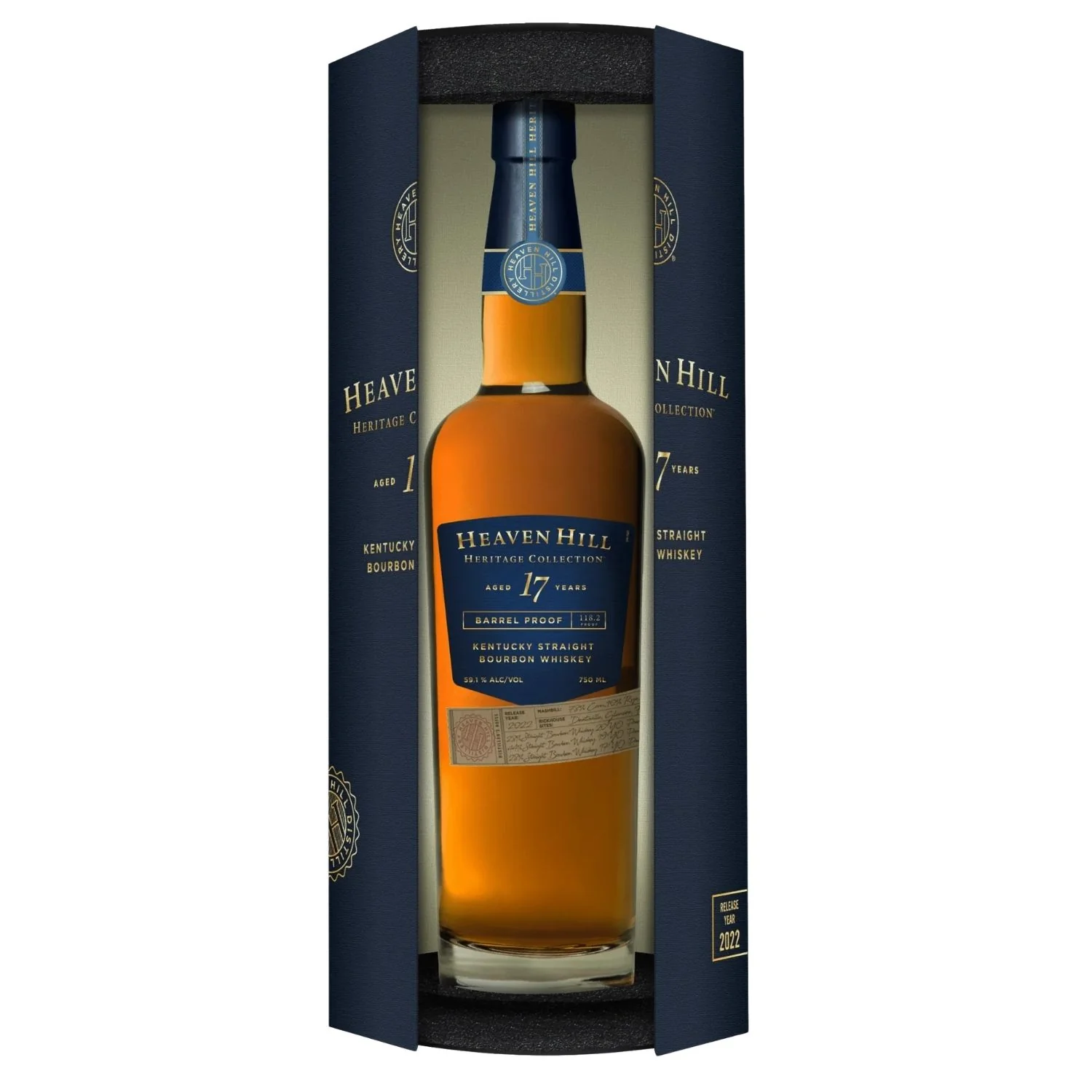 Heaven Hill Heritage Collection 17 Year Barrel Proof Bourbon Whiskey – 750ml