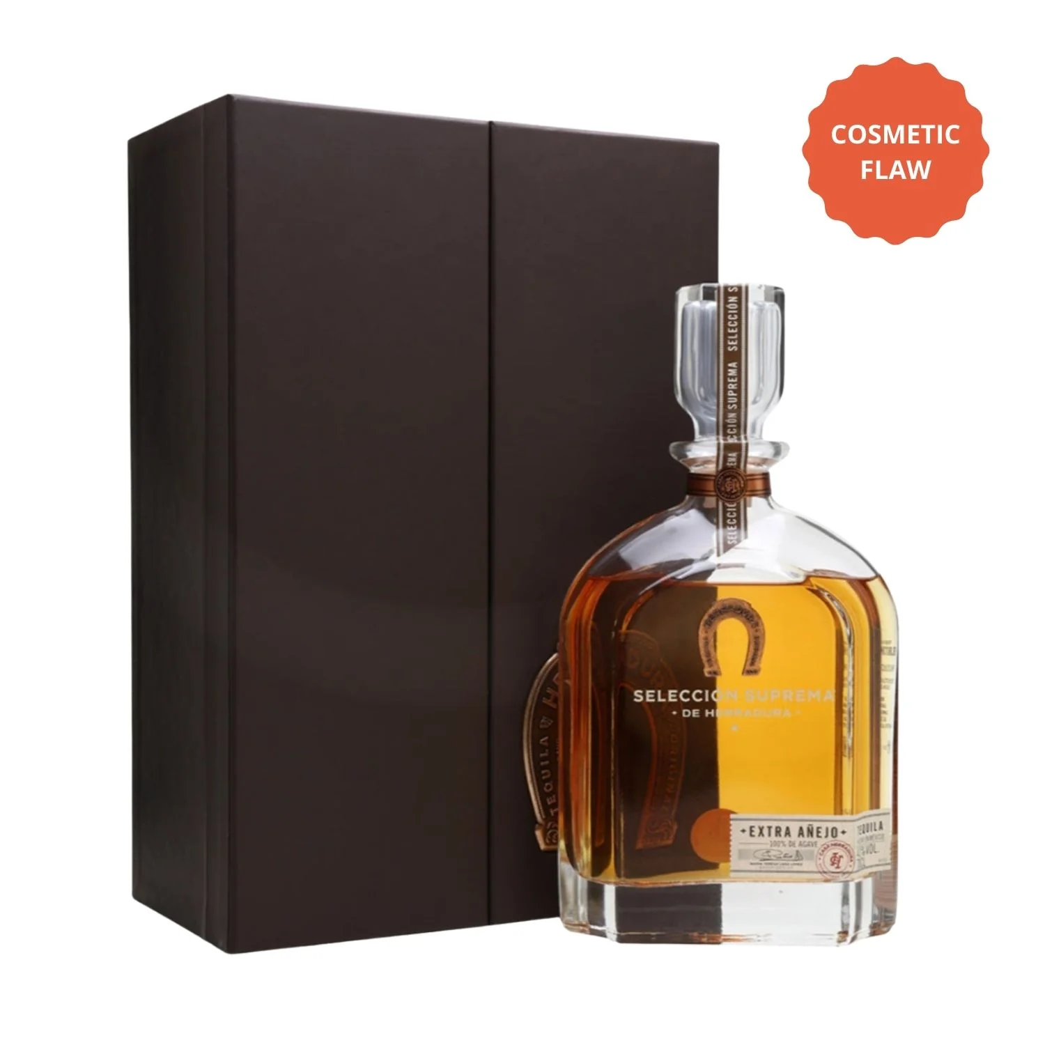 Herradura Selección Suprema Extra Añejo Tequila – Cosmetic Flaw Bottle Deal (750ml)
