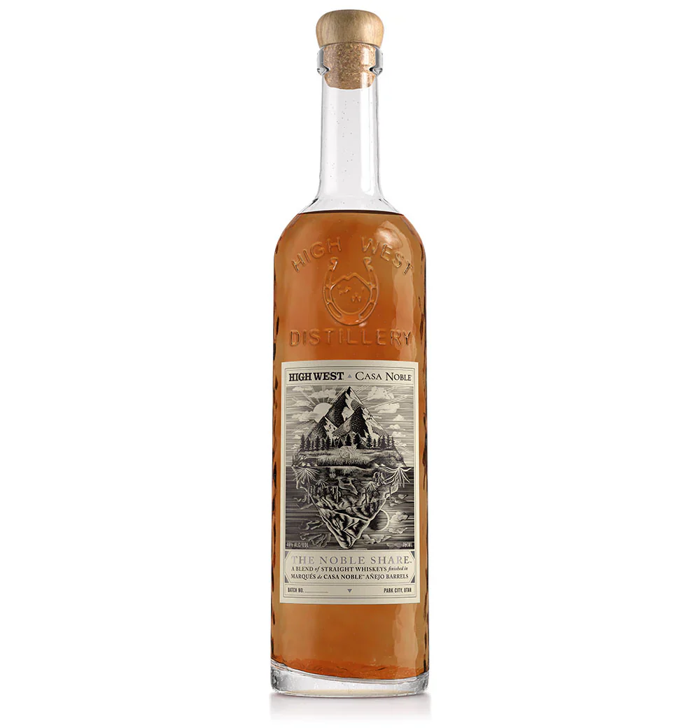 High West The Noble Share Straight Rye Whiskey Finished in Extra Añejo Tequila Barrels 750ml
