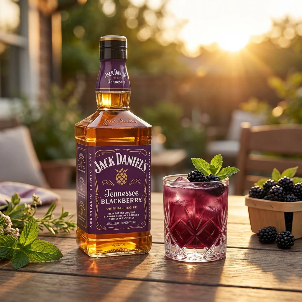 Jack Daniel's Tennessee Blackberry Whiskey Liqueur – 750ml - Image 2