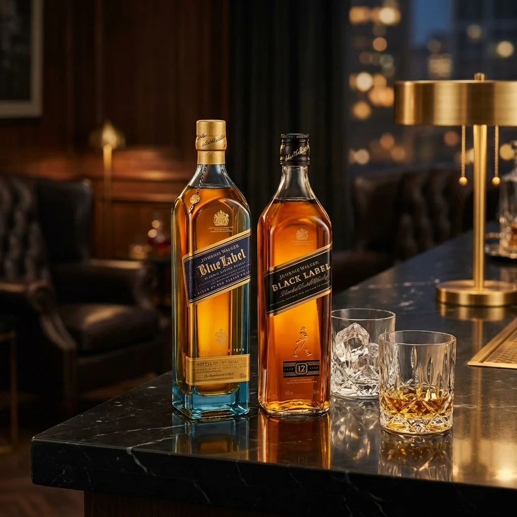 Johnnie Walker Black Label & Blue Label Scotch Whisky Bundle – 2 x 750ml - Image 2