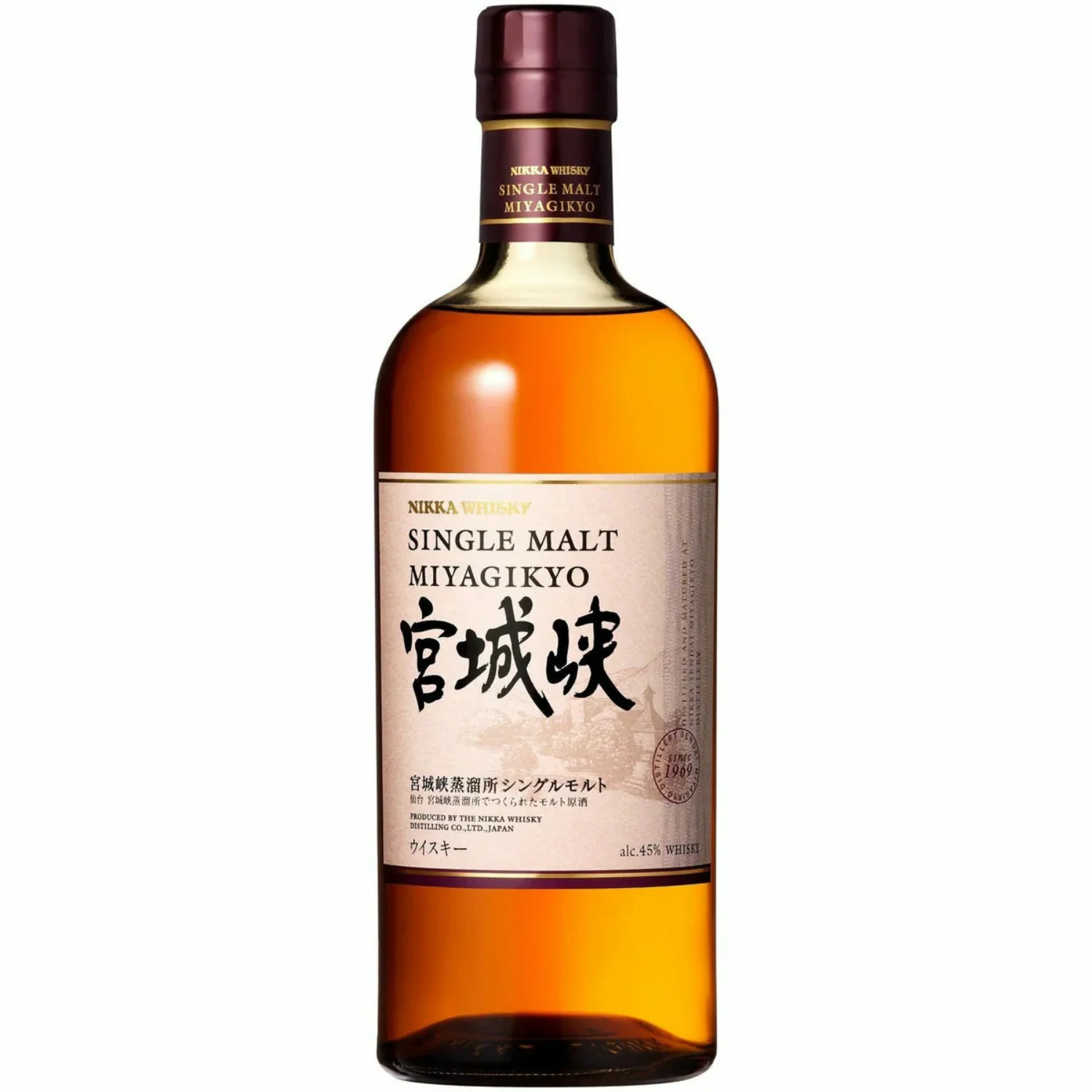 Nikka Miyagikyo Single Malt Japanese Whisky – 750ml