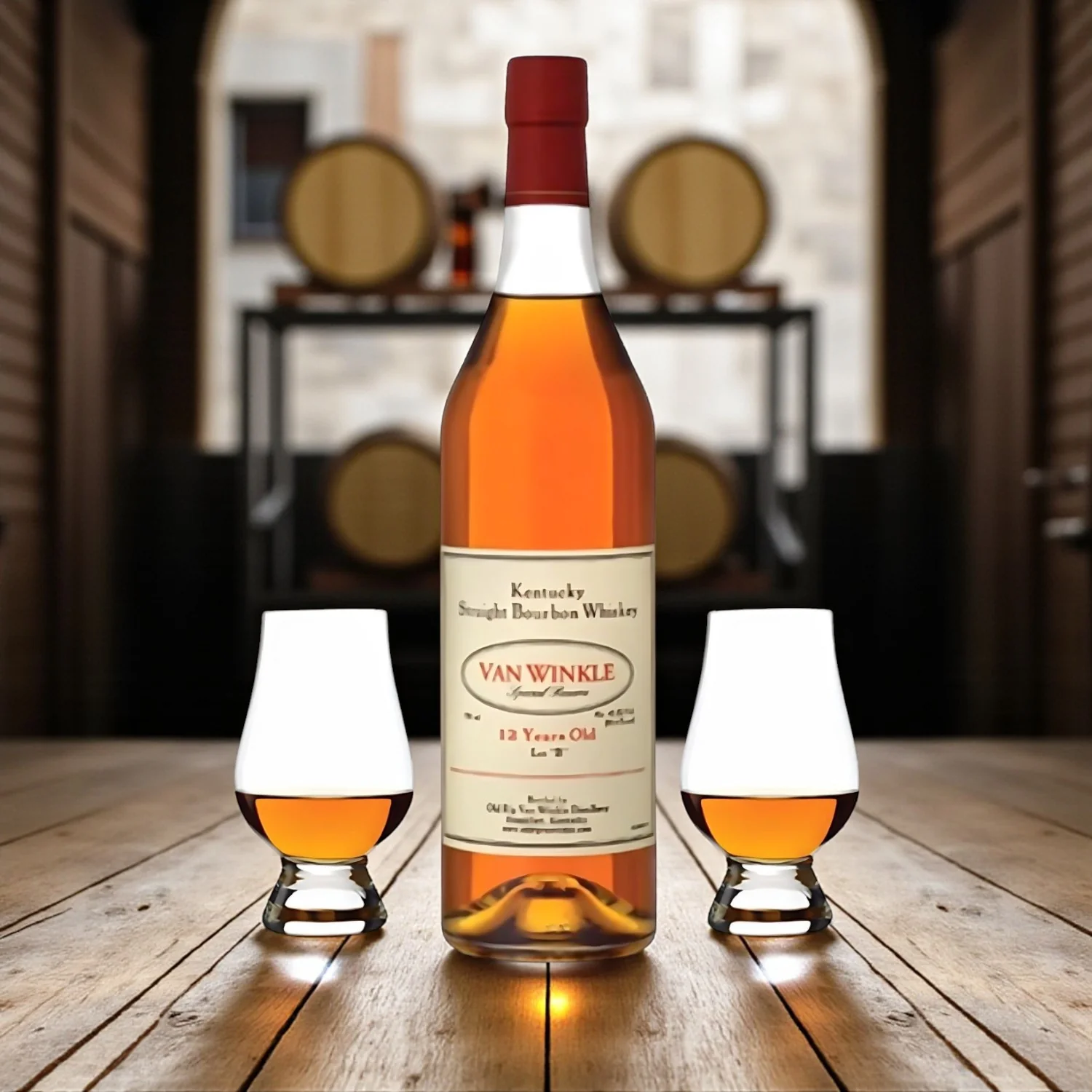 Pappy Van Winkle Special Reserve 12 Year Lot B Bourbon Whiskey Gift Set with Glasses 750ml - Image 2