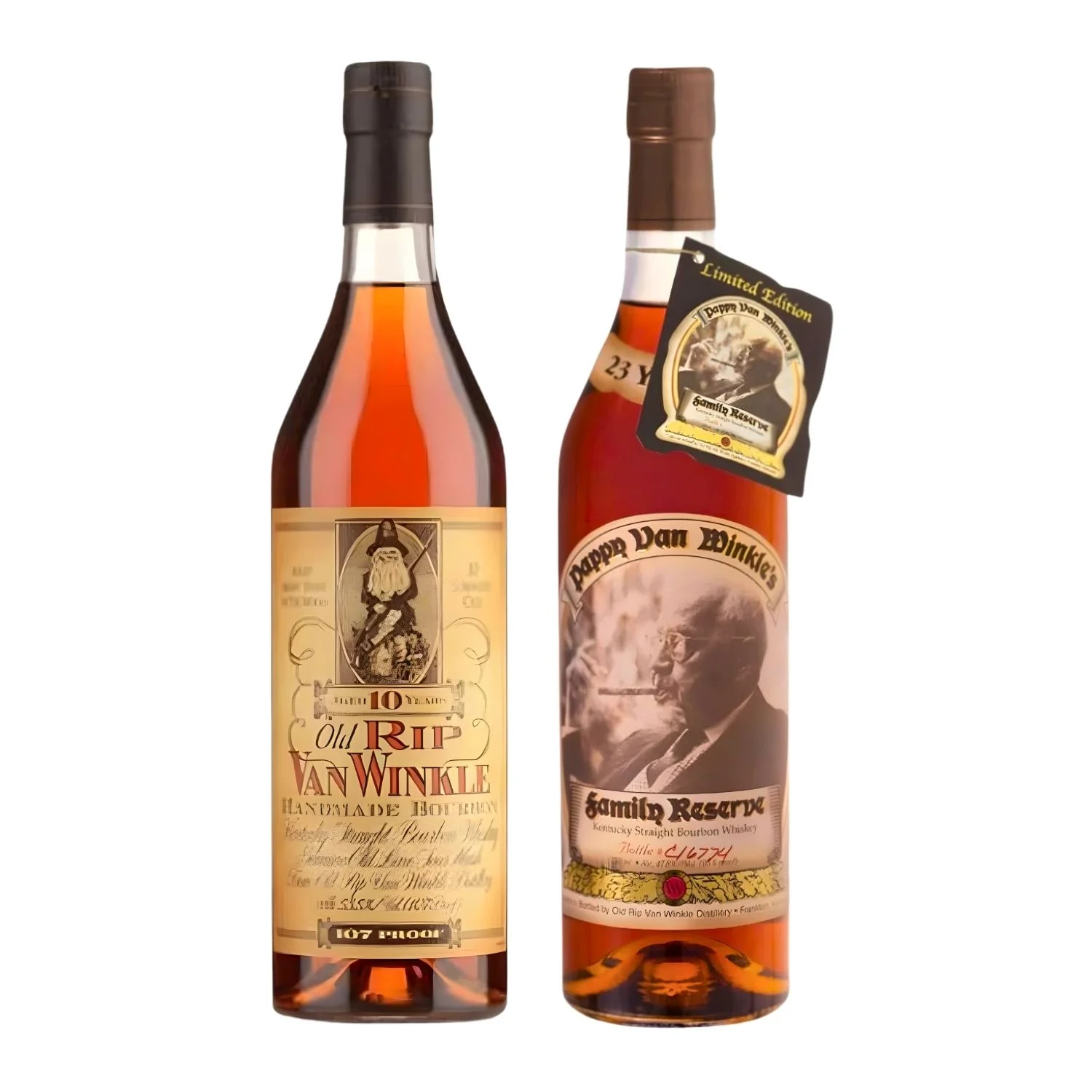 Pappy Van Winkle "The Bookends" – 10yr & 23yr Collection (2 Bottles 750ml)