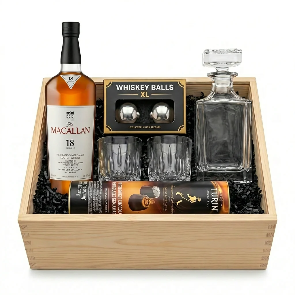 The Macallan 18 Year Double Cask – Scotch Whisky Executive Gift Crate (750ml)