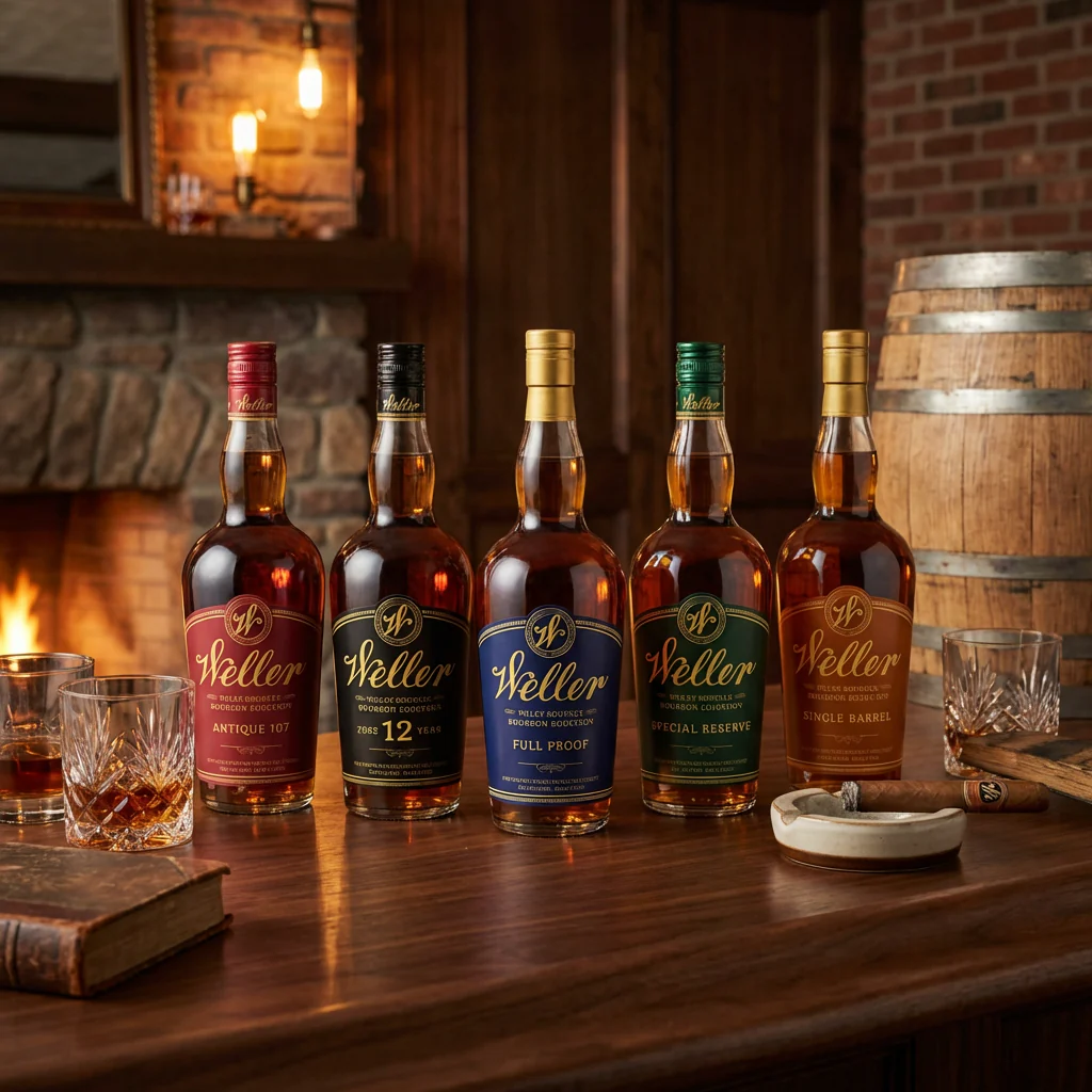 W.L. Weller Collector's Bundle – Full Proof, Special Reserve, 107, 12 Year & Single Barrel (5 x 750ml) - Image 2