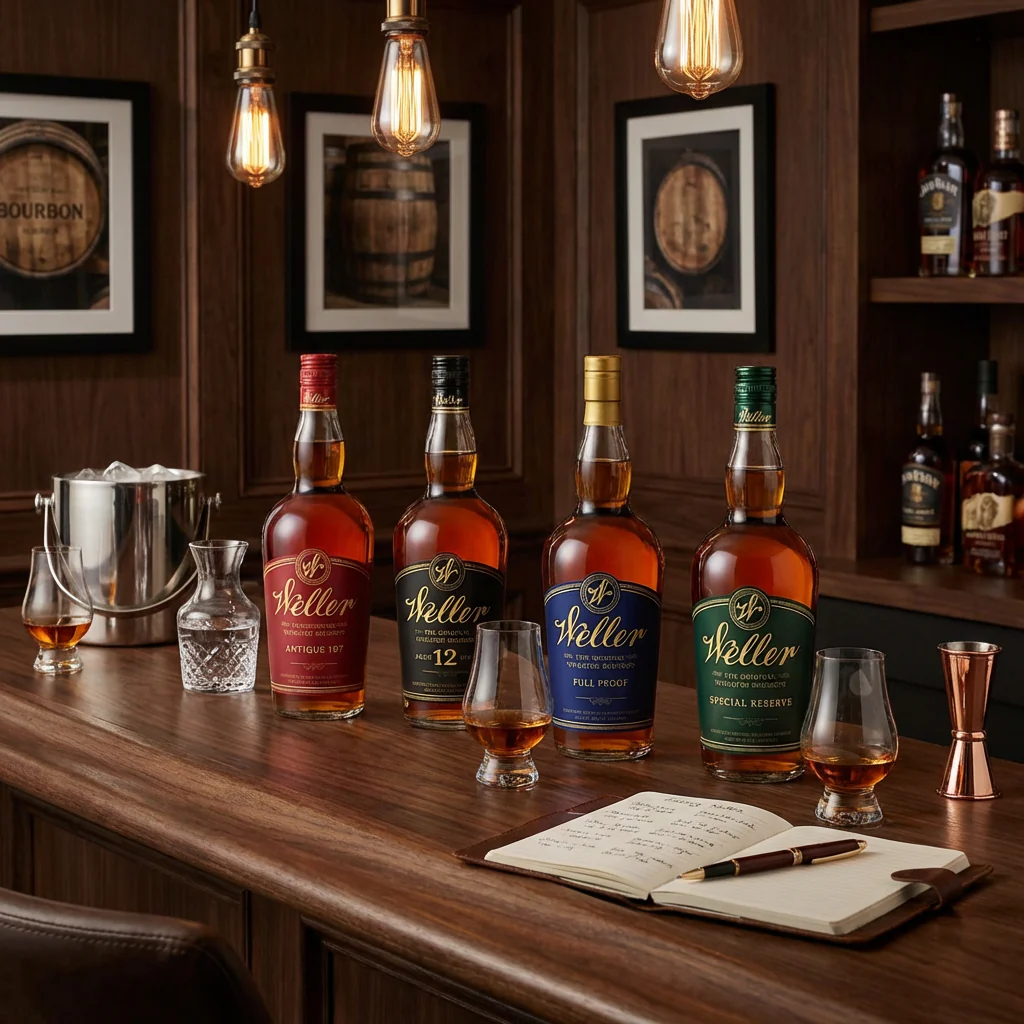 W.L. Weller Complete Collection – Full Proof, Special Reserve, Antique 107 & 12 Year (4 x 750ml) - Image 2