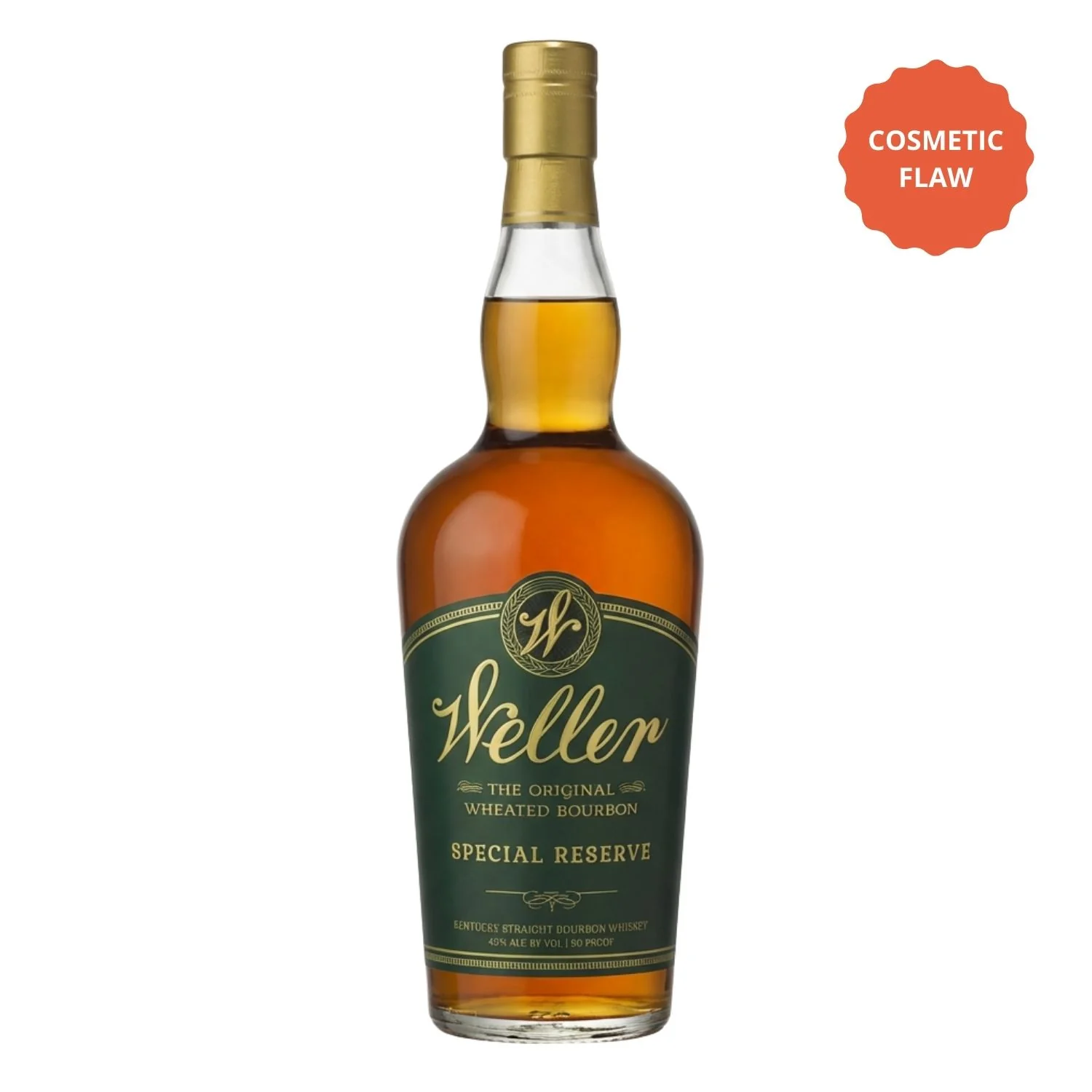 W.L. Weller Special Reserve Wheated Bourbon – Gold Foil Edition – Cosmetic Flaw Bottle Deal (750ml)