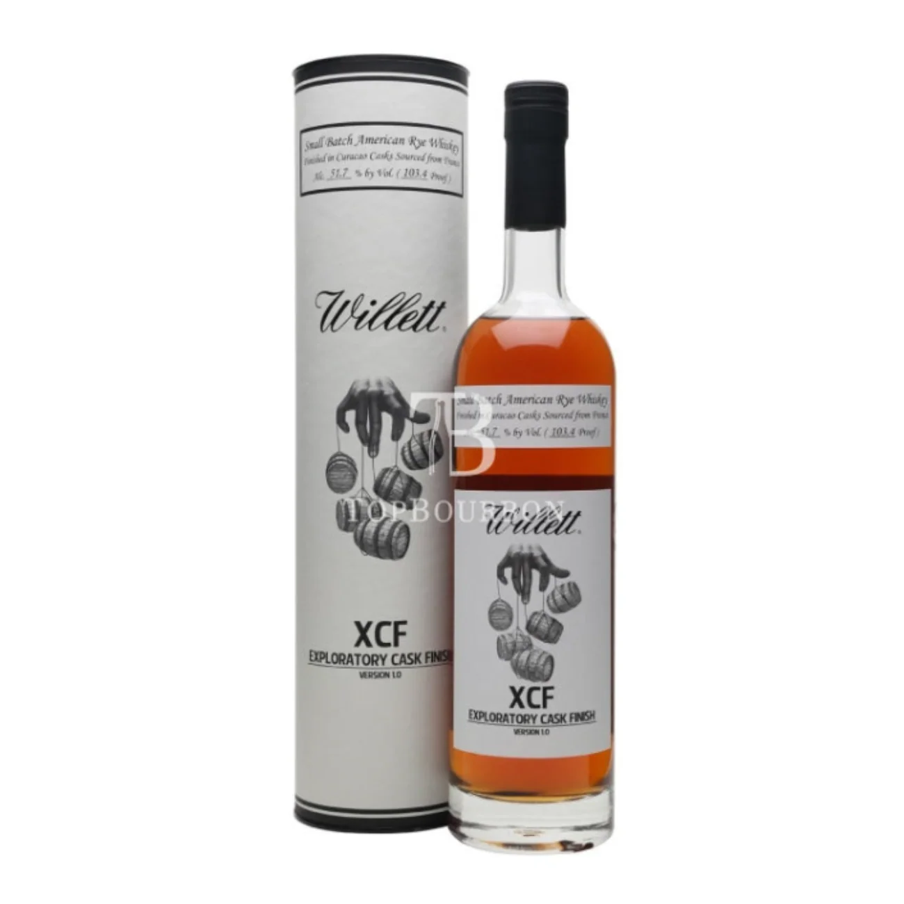 Willett XCF Exploratory Cask Finish Rye Whiskey Cask Strength 750ml
